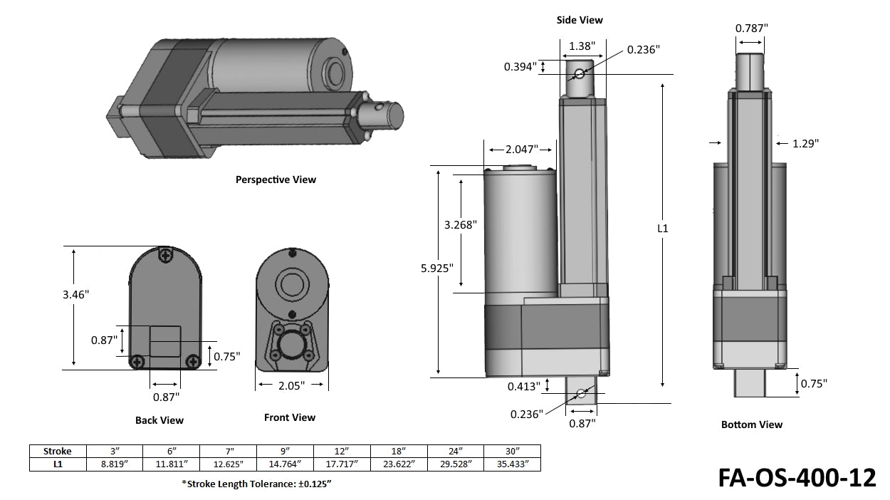 Feedback óptico 400lb Desenho técnico