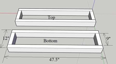 نحوه ساخت قاب کابینت آسانسور تلویزیون مرحله 1