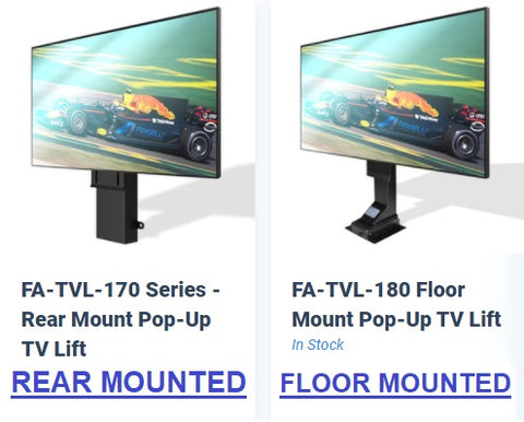 How to install a tv lift mechanism