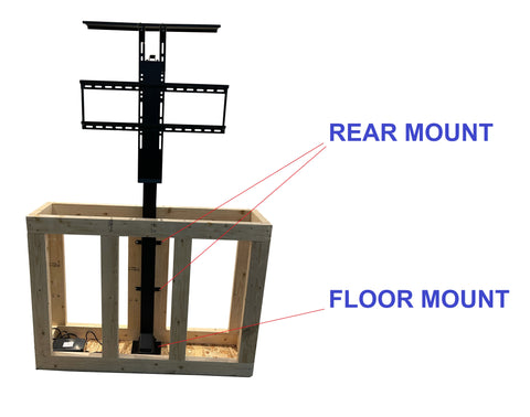 how to make a tv lift cabinet