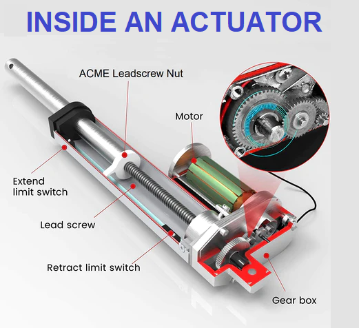 whats inside an actuator