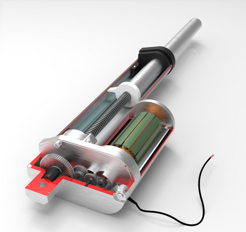 Inside a Linear 12v Actuator - How do Linear Actuators work