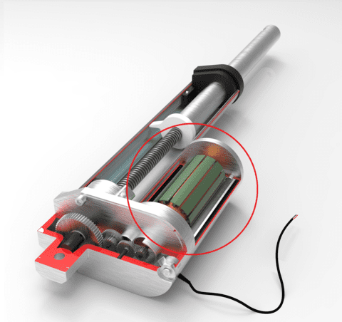 Linear Actuator Inside Firgelli