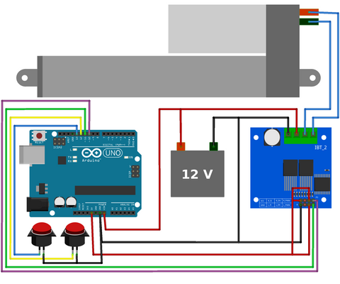 Arduino کے ساتھ پش بٹن کنٹرول