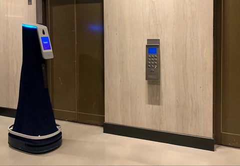 روبوت الأمن مع الذكاء الاصطناعي