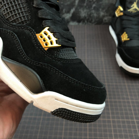 jordan black and gold 4s