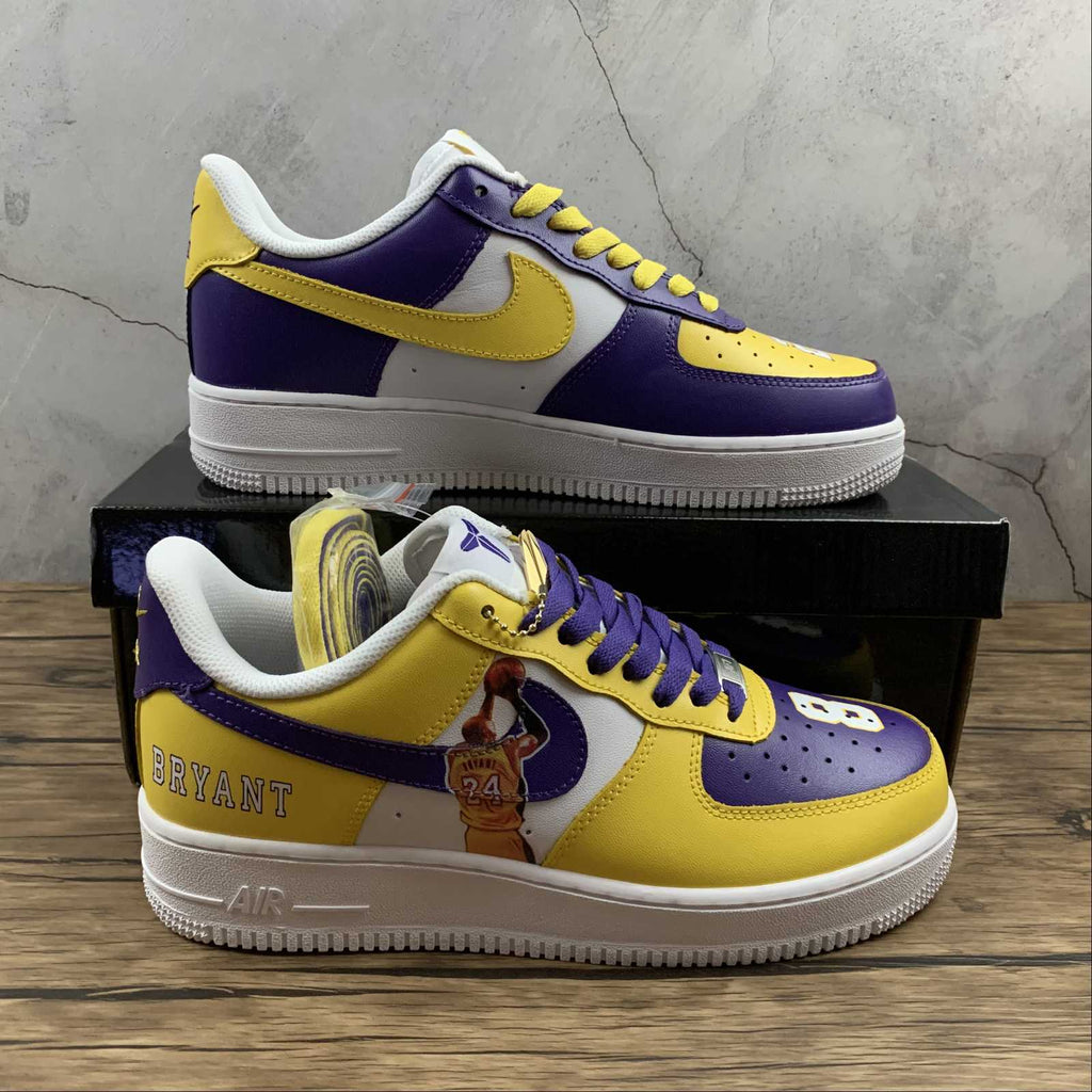 air force purple yellow