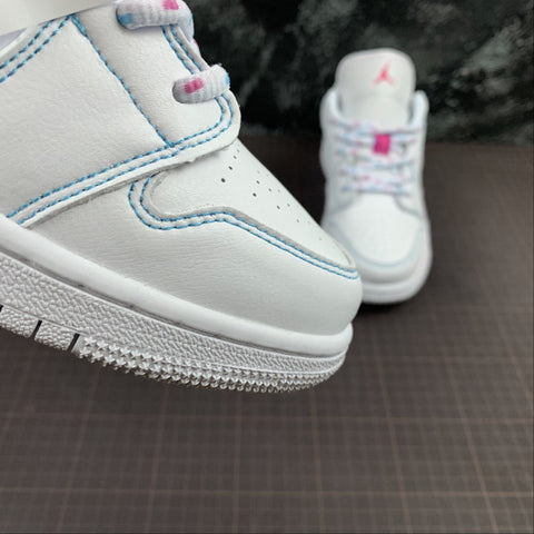 jordan 1 low white green pink