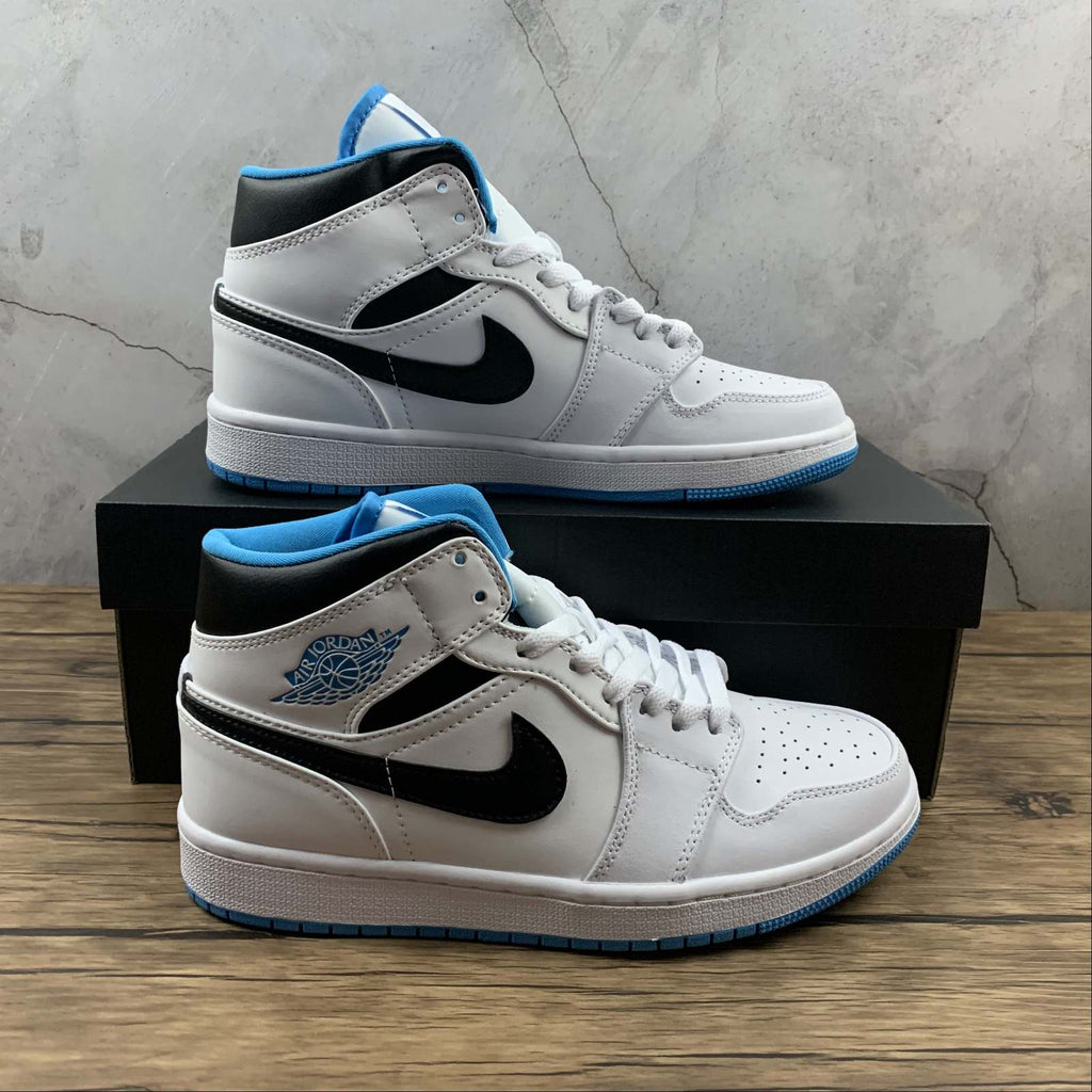 jordan 1 mid laser blue nike