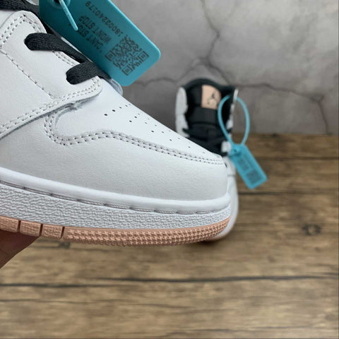 white arctic orange air jordan 1