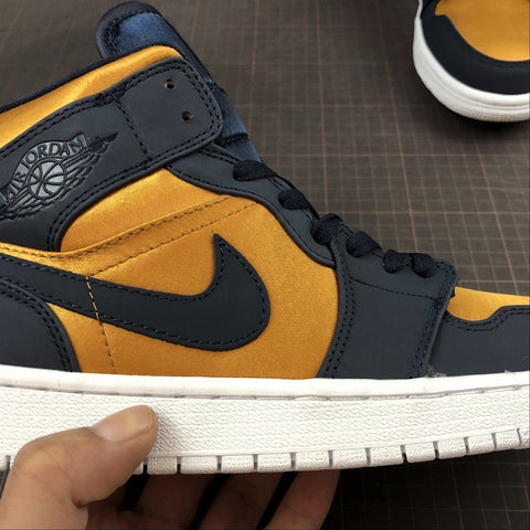 jordan 1 mid obsidian desert ochre