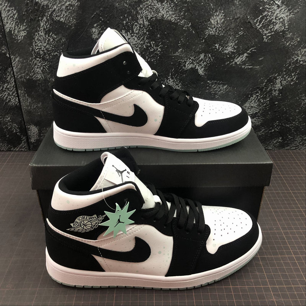 air jordan 1 white black teal tint