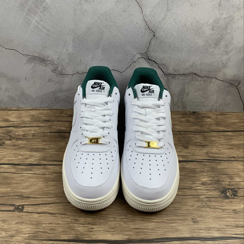 nike air force 1 low white green gold