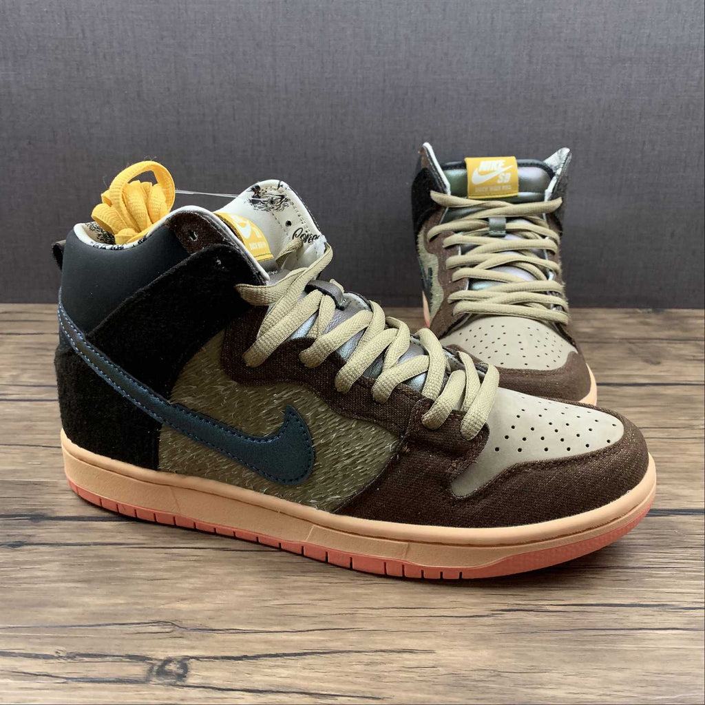 sb dunk high x concepts mallard stock x