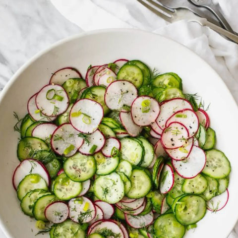 Cucumber and Radish salad