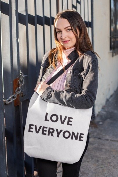 F&H Christian Love Everyone Tote bag - Faith and Happiness Store