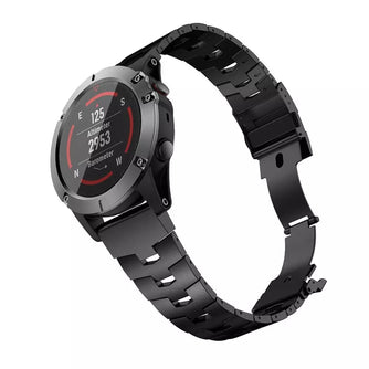 Bracelet Garmin Dévissable  Type 6 (Silicone) - Noir – MyGarminStraps