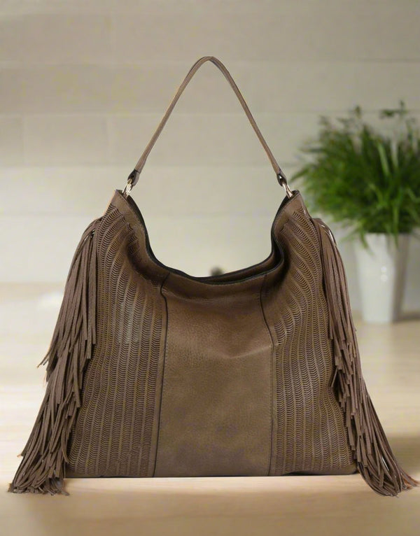 boholand™ Genuine Fringe Purse