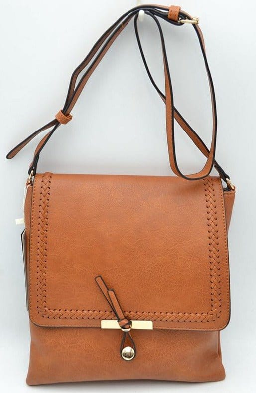 Sasha + Sofi - Brown Crossbody Bag Polyester PU