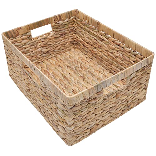 StorageWorks Toilet Paper Basket, Seagrass Wicker Storage Basket for Toilet  Tank Topper For Bathroom 2 Pack - Yahoo Shopping