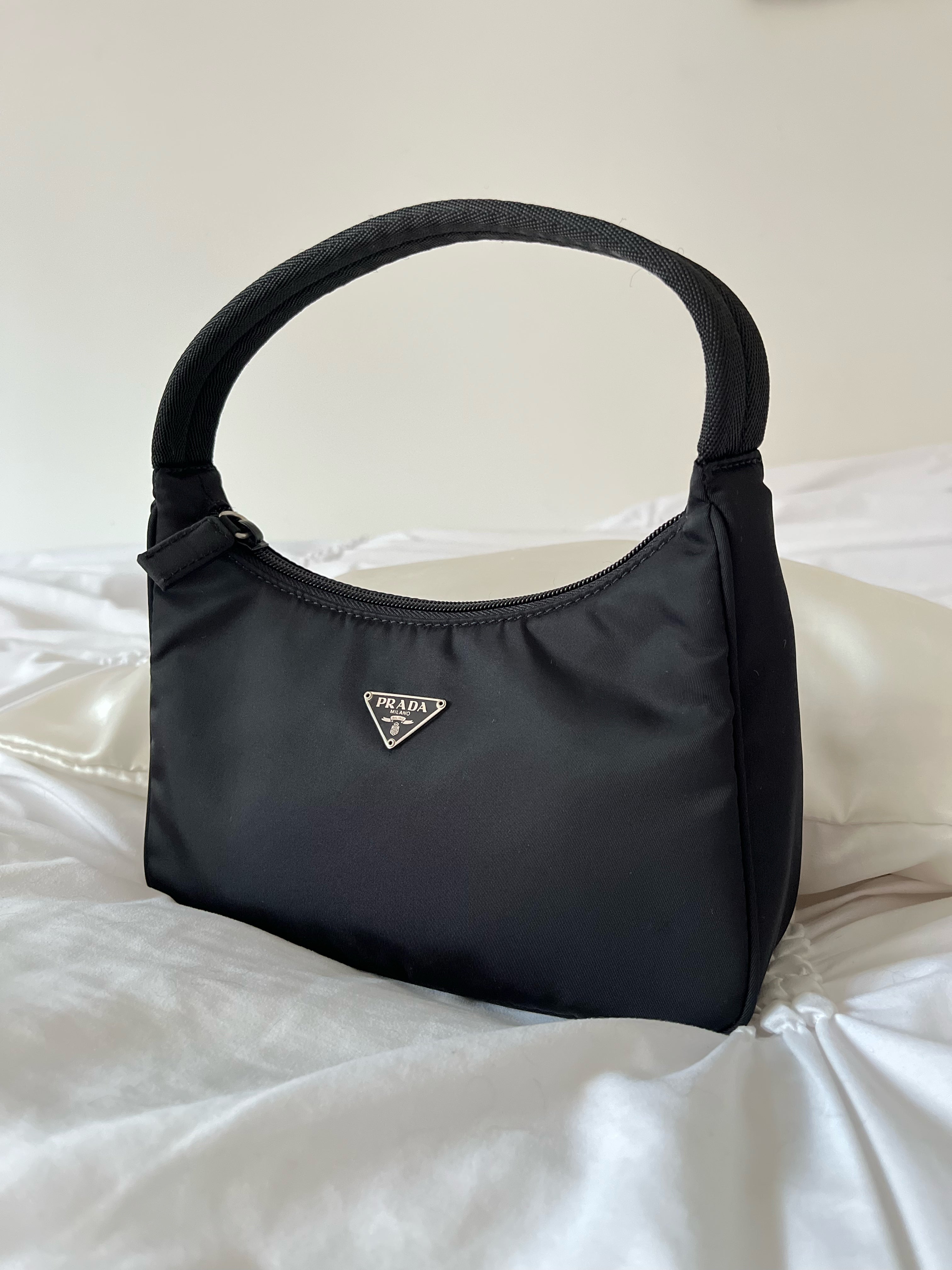 prada black vintage bag