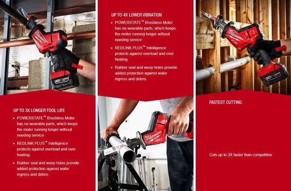 Milwaukee 2719-20 M18 FUEL Hackzall (Tool Only) – Safety Source