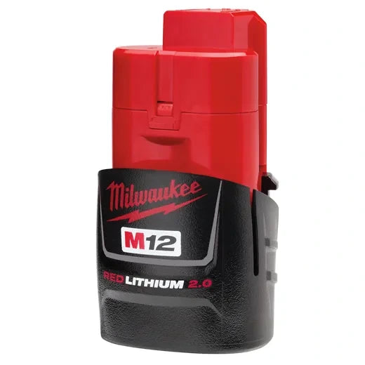 Milwaukee 2494-25 Lithium-Ion Cordless 5-Tool Combo Kit with Two 2.0Ah Batteries Charger and Bag