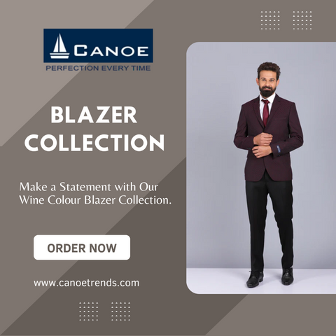 Wine Color Blazer
