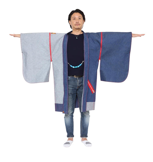 割引購入 KITH Patchwork Patchwork 「Indigo 値下げ】KITH kimono