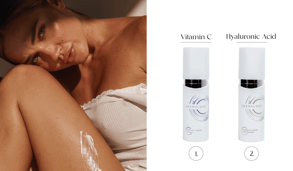 Vitamin C and Hyaluronic Acid Serums