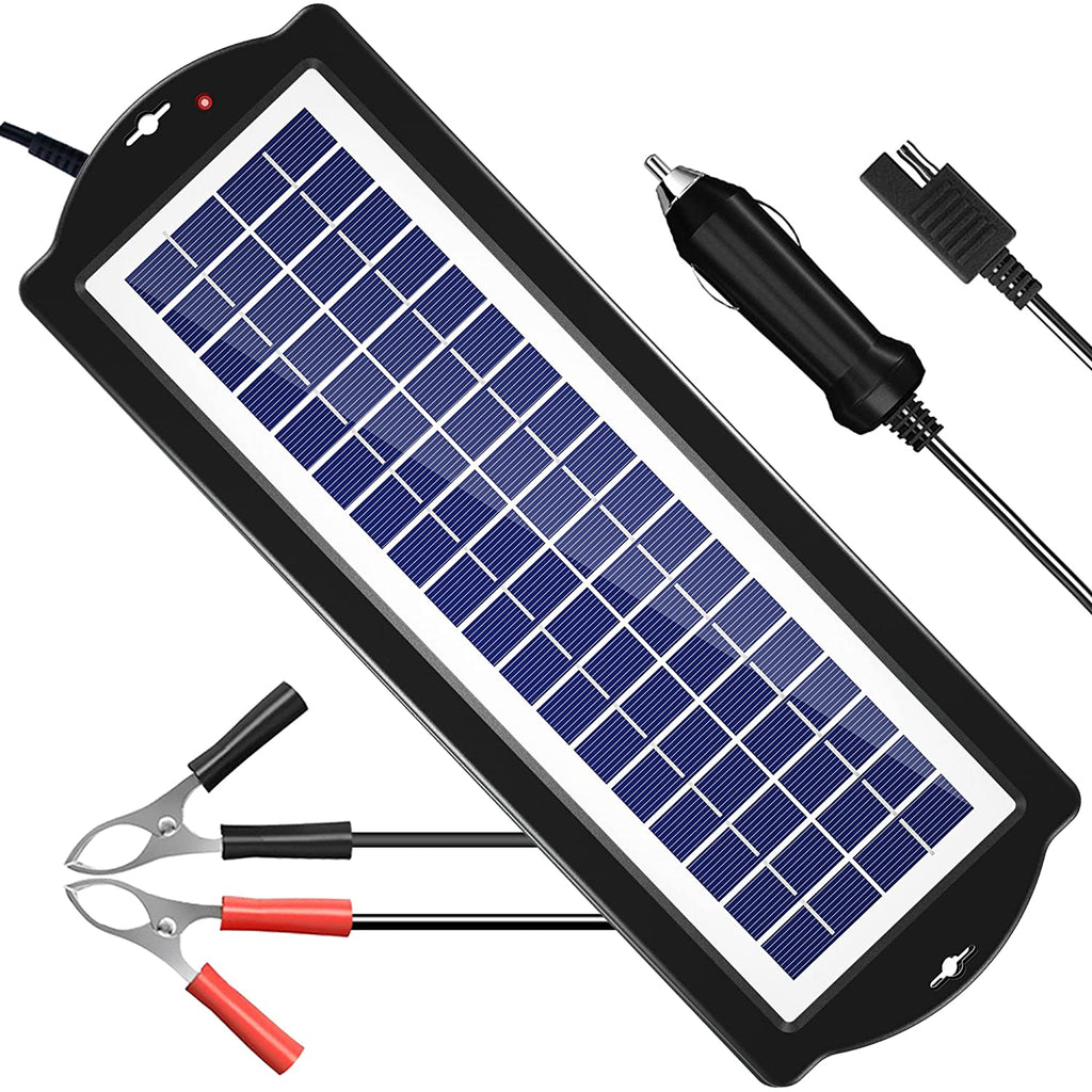 OYMSAE  Solar Powered Battery maintainer & Charger 12V Battery – Oymsae