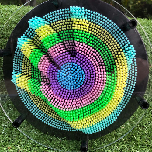 Large Rainbow Pin Art