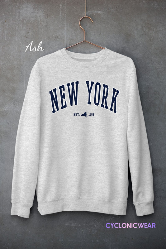 New York College Hoodie Vintage Style College Hoodie NYC 