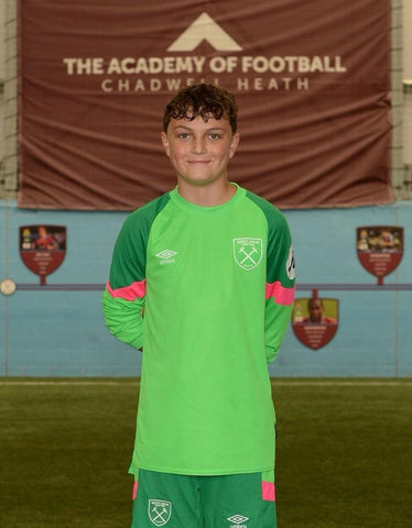 Oscar in his goalkeeping kit