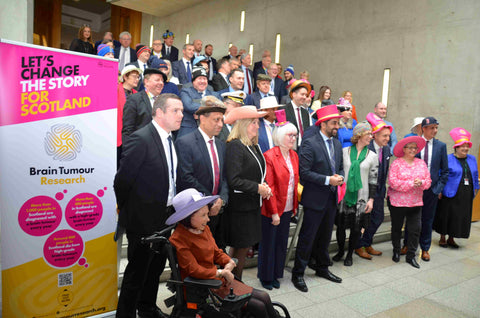 Wear A Hat Day photo call at Holyrood