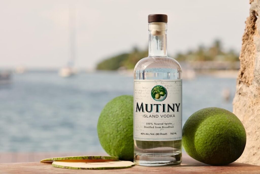 Mutiny Island Vodka made in St. Croix, <br> U.S.V.I