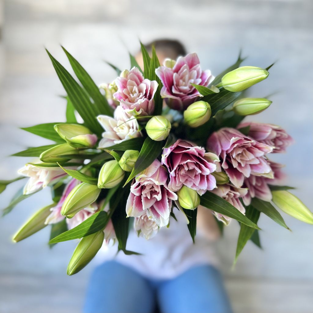 Lirios Lilium Oriental Doble Roselily | Envío gratis – Florbox Flores a  domicilio