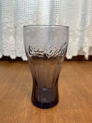 Vintage Light Purple Coca Cola Collectible Glass - Traveling with the Moon's - Coca Cola Throw