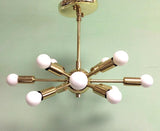 Classic Baby Sputnik Chandelier Polished Brass