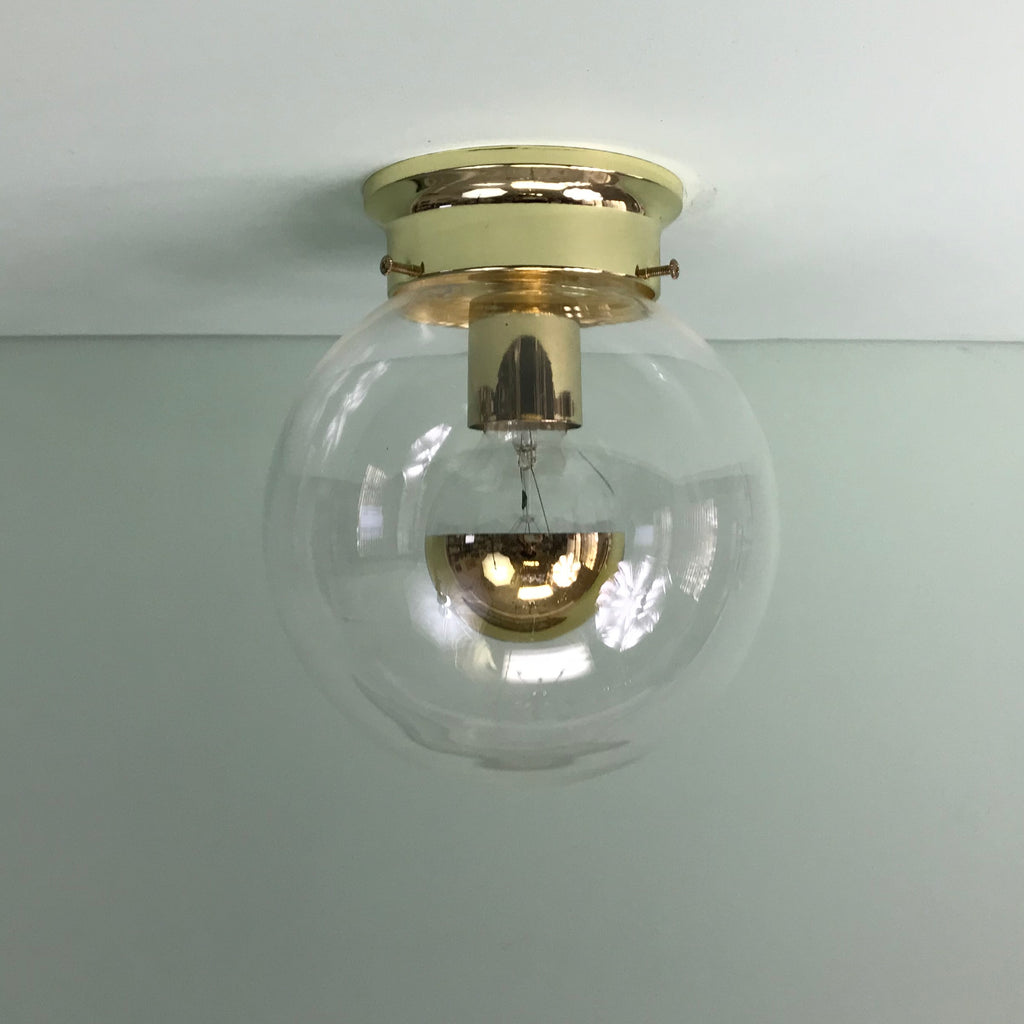 half globe light fixture