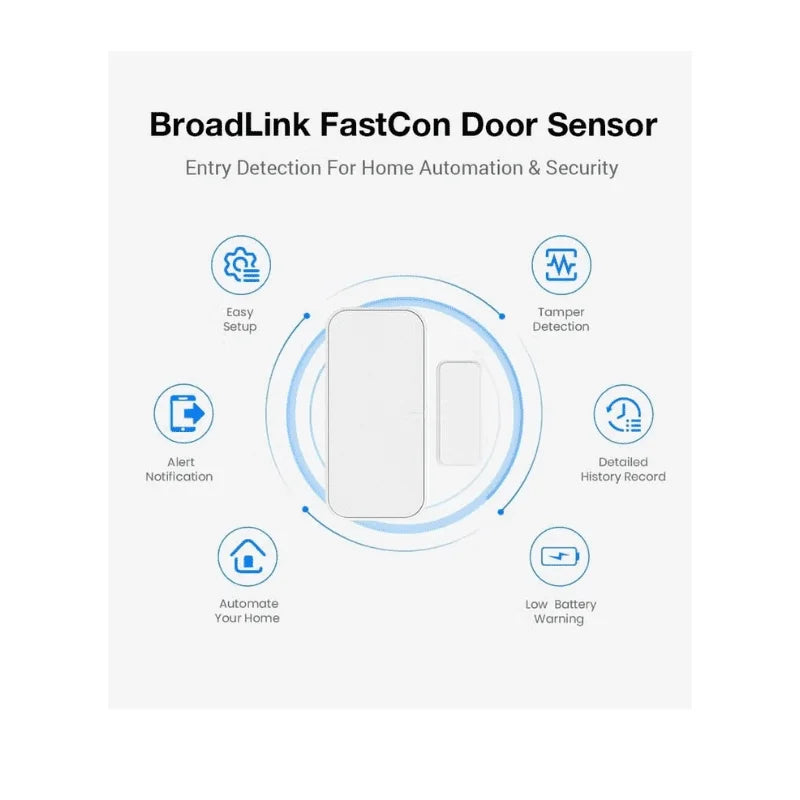 BroadLink SR4D Smart Door Sensor – Wireless, Alerts, Alexa Support-Dokkantech