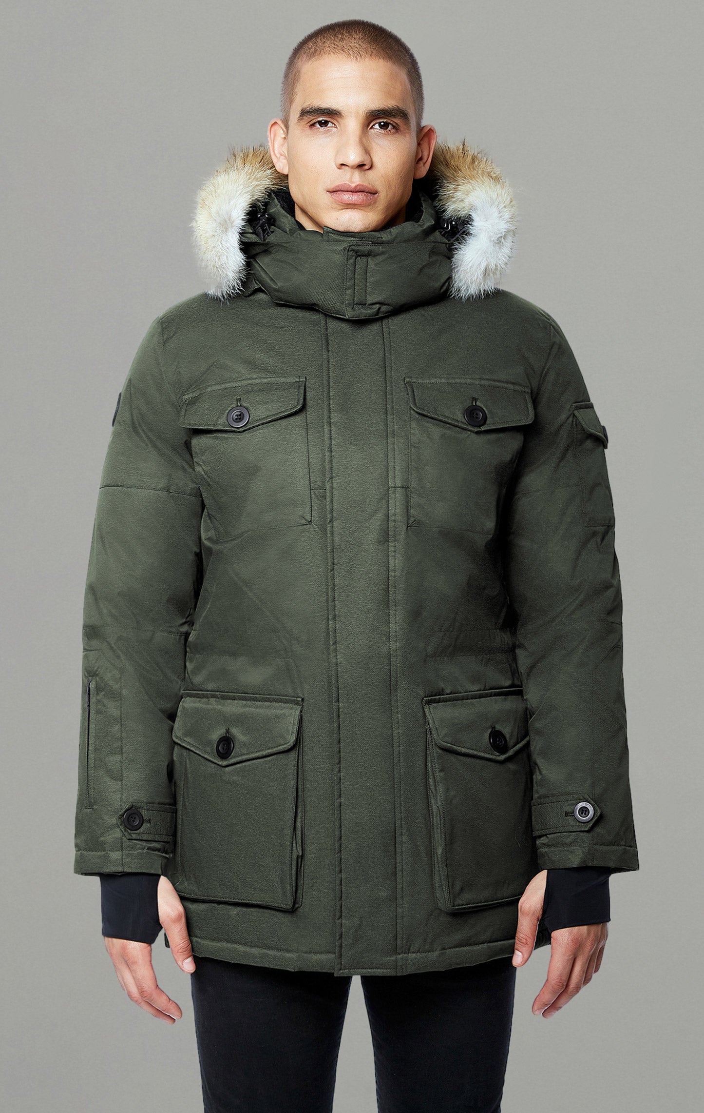 langford parka graphite