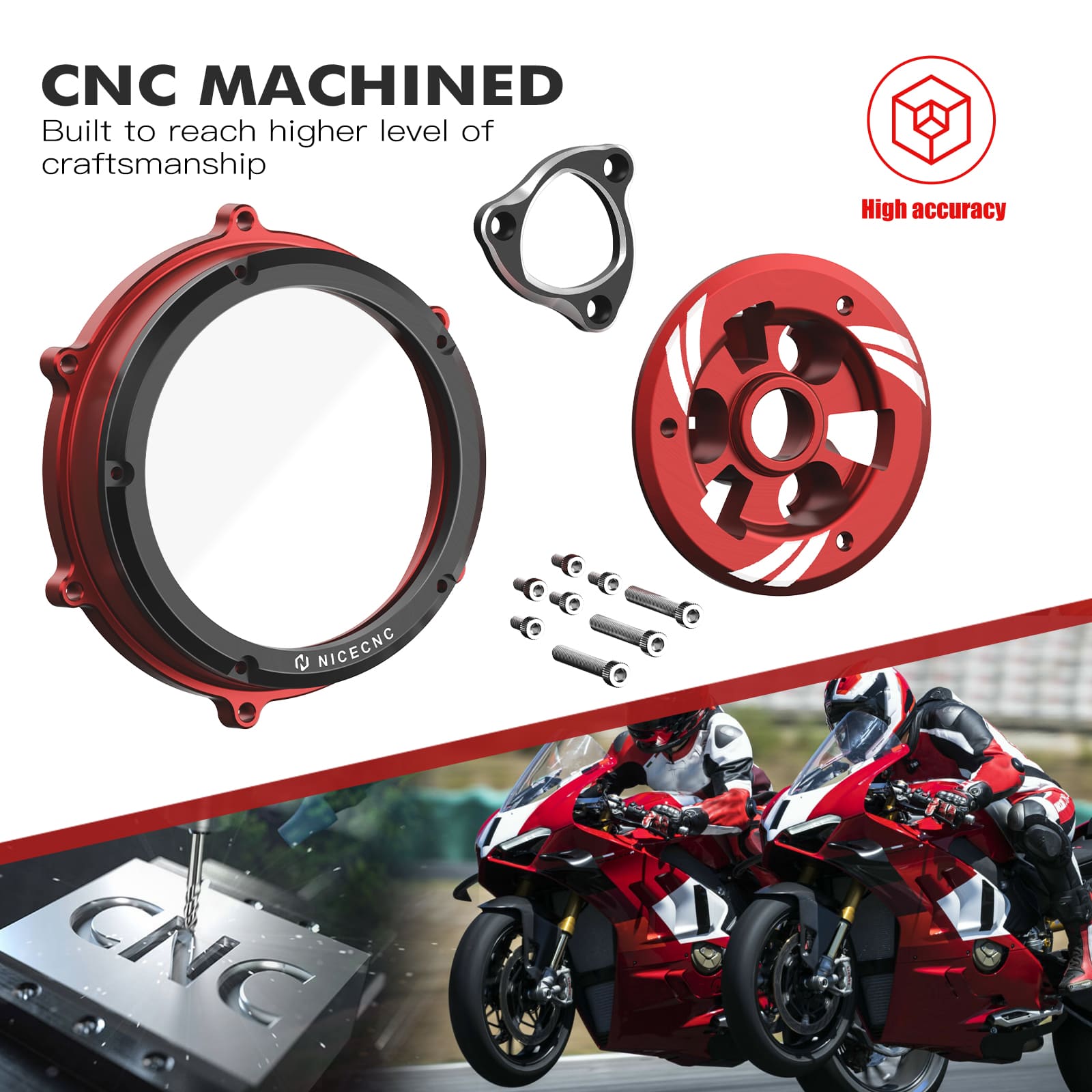 Engine Clutch Cover For Ducati Panigale