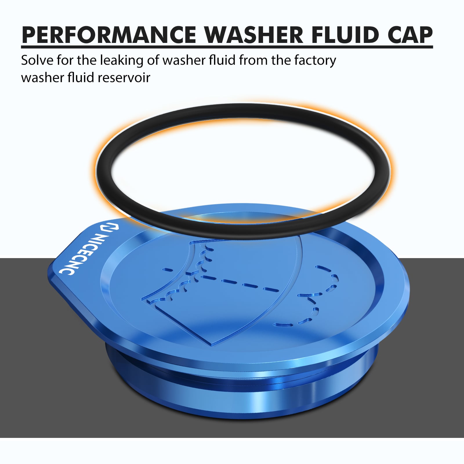 1x Windshield Washer Fluid Reservoir Cap For BMW E46 E90 E88 E60 X3 X5-  #61667264145 Black ABS Plastic Cover Car Wear Parts - AliExpress