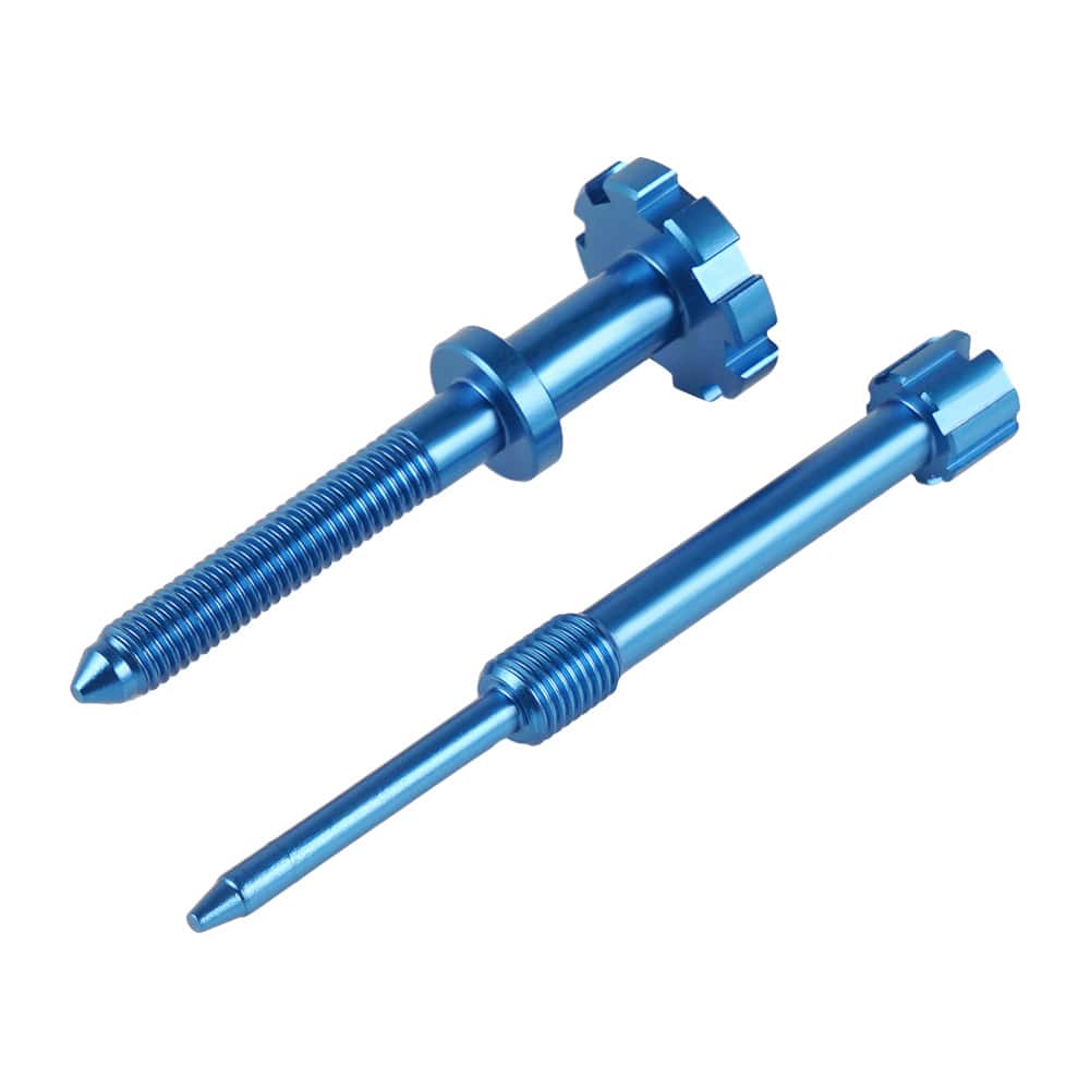 Fuel Mixture Screw (BLUE) - Keihin FCR Carbs — ziptyracing