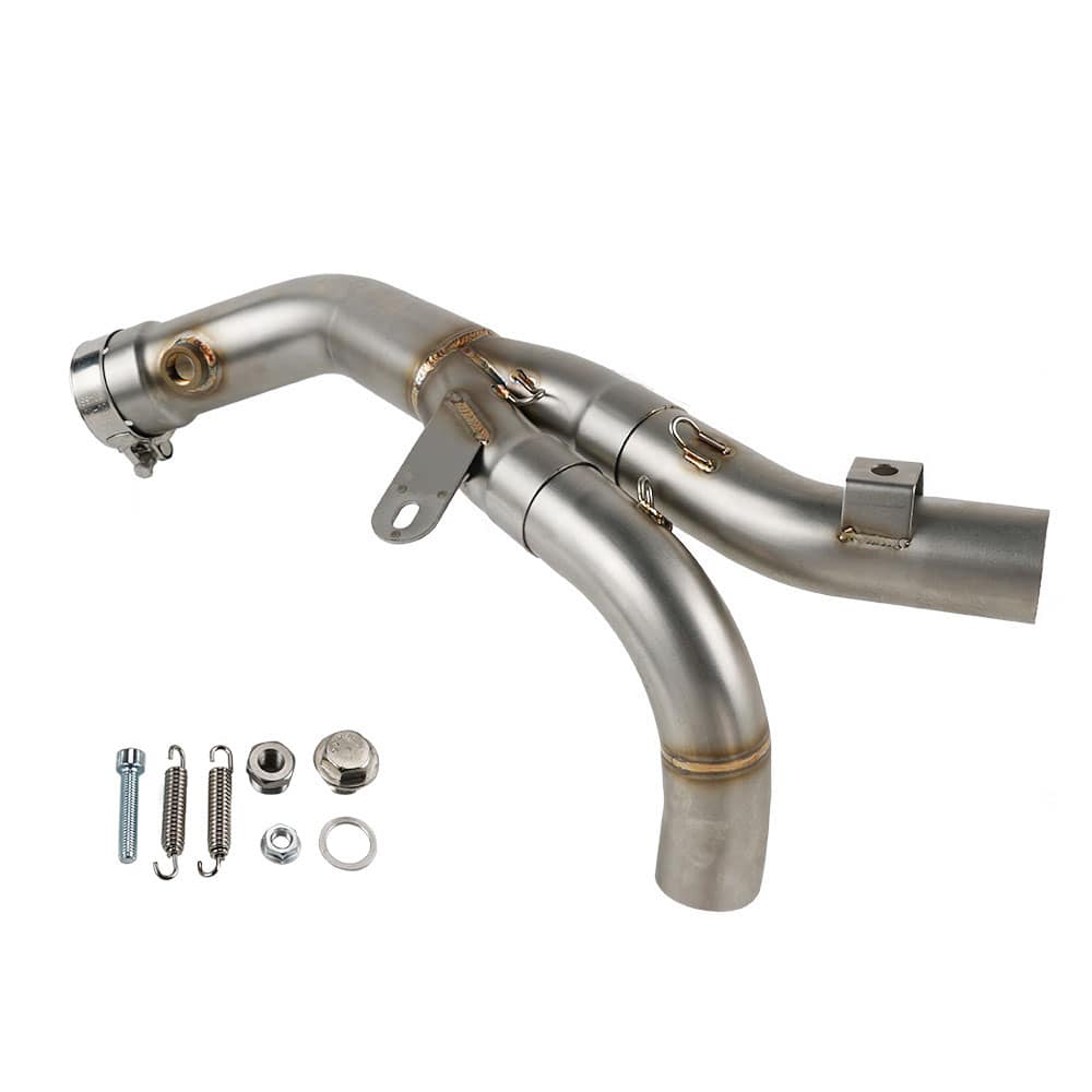 Exhaust Mid Pipe Muffler for Yamaha YZF-R6 2006-2020