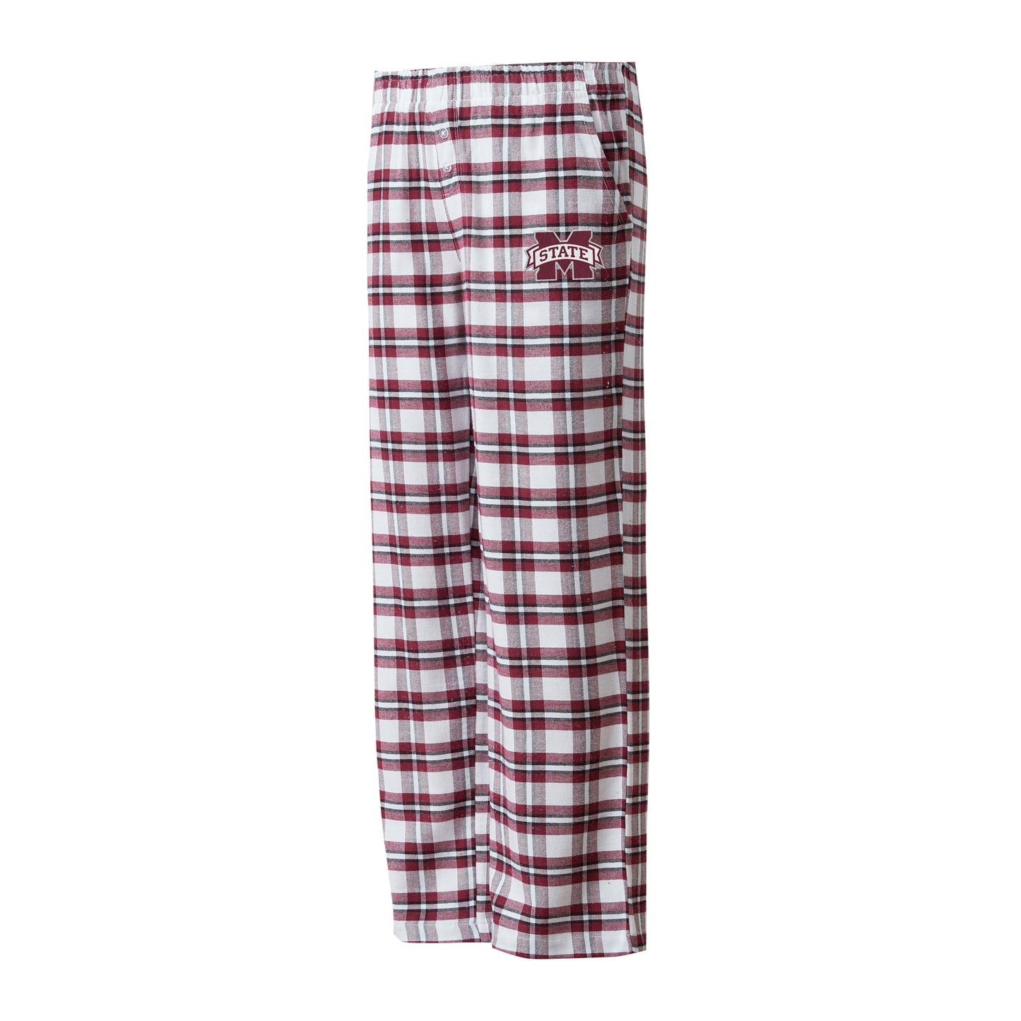 Plaid Flannel Straight Pajama Pants for Girls