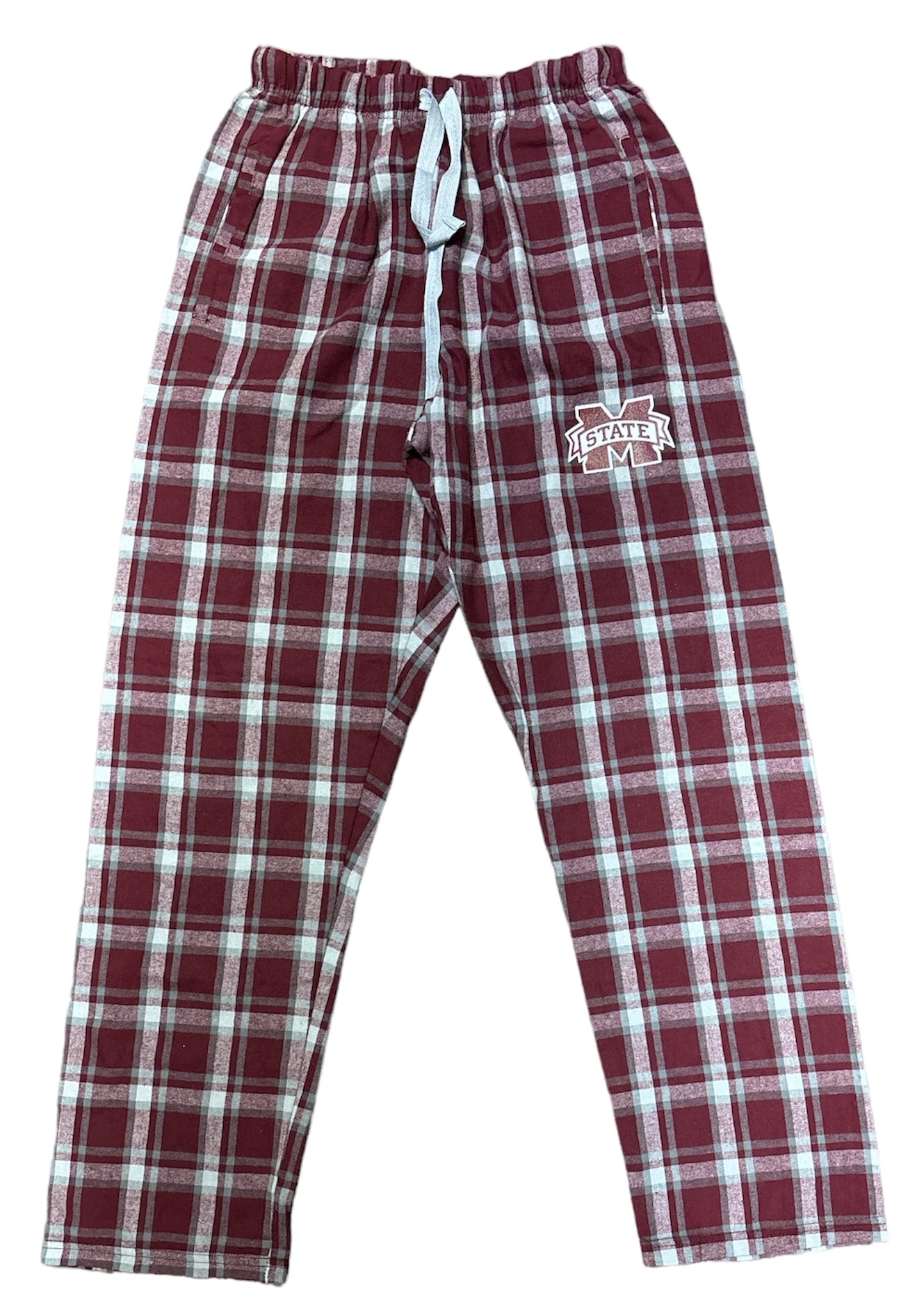 Maroon/Grey Plaid Pajama Pant