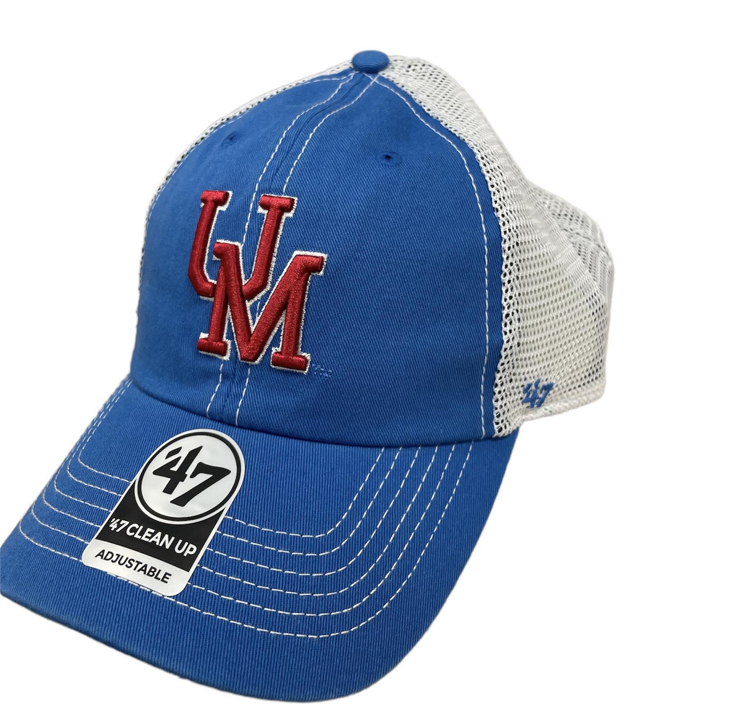 47 Brand Ole Miss Powder Blue UM Rebels Trucker Hat – The College