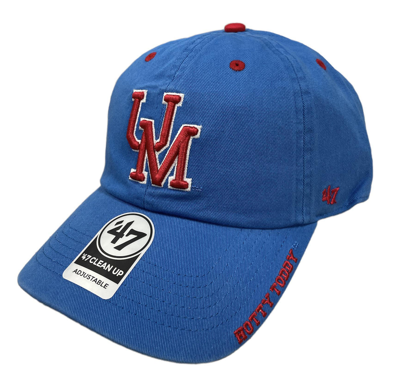 47 Brand Ole Miss Powder Blue UM Rebels Trucker Hat – The College